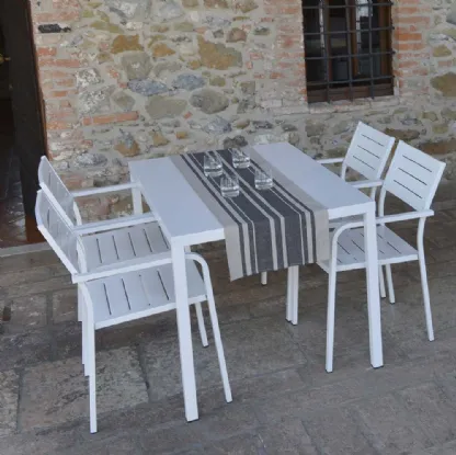 Sedia Out Metal Poltroncina in metallo zincato e verniciato di La Seggiola