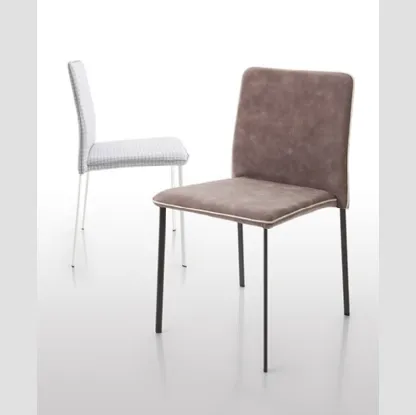Sedia impilabile ergonomica con schienale flessibile Stella Flex di Riflessi