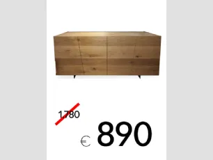 Credenza rovere nodato scontata