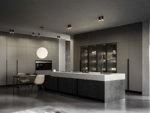 Cucina Moderna con isola Tratto 10 01 di Arredo3