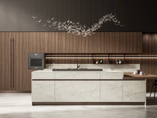 Cucina Moderna con isola Kalì 07 di Arredo3