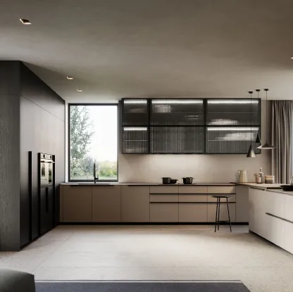 Cucina Moderna Tratto 10 n 03 angolare di Arredo3