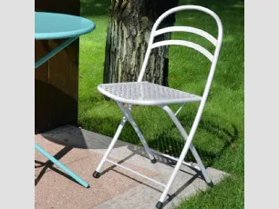 Sedia Folding Metal Chair in acciaio zincato di La Seggiola